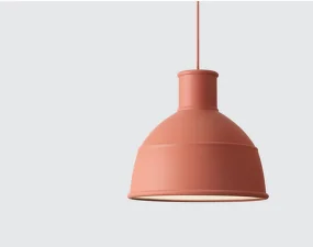 Závesná lampa Unfold, terracotta