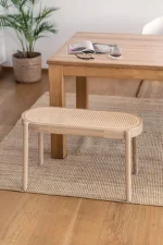 Lavička Pal, light oak mesh