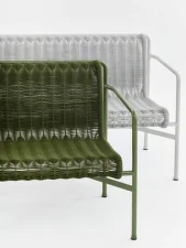 Lavička Palissade Cord Lounge Sofa, sky grey