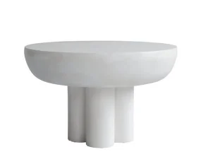 Konferenčný stolík Crown Low, bone white