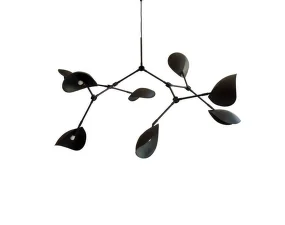 Závesné svietidlo Stingray, burned black (5m)