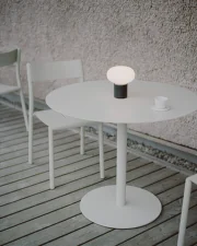 Stôl May Bistro Round, light grey
