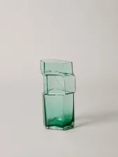Váza Muro H23, recycled green