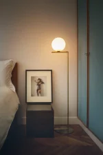 Stojacia lampa IC F1, brass