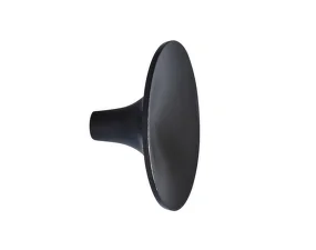 Vešiak HiHat Knob Maxi 2 ks, burned black