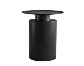 Odkladací stolík Pillar Tall, burned black