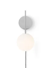 Nástenná lampa TR Bulb Suspended, polished steel