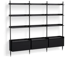 Policový systém Pier kombinácia 133, black