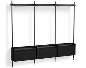 Policový systém Pier kombinácia 1003, black