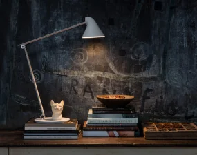 Stolná lampa NJP, light aluminium grey