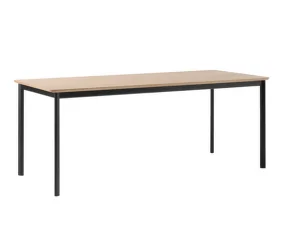 Jedálenský stôl Drip HW116, black/lacquered oak
