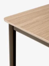 Jedálenský stôl Drip HW117, bronzed/lacquered oak