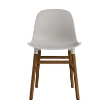 Stolička Form, warm grey/walnut