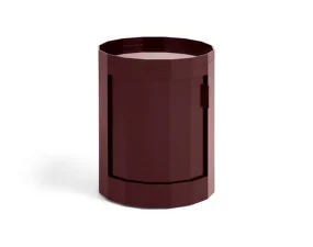 Úložný stolík Facet Cabinet Low, burgundy