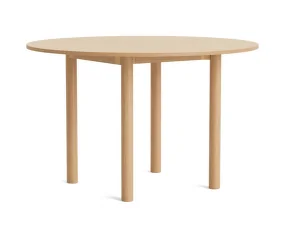 Stôl Annex Round Ø120, lacquered oak