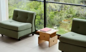 Konferenčný stolík Wood Box, oiled oak