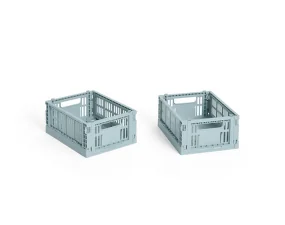 Úložný box Colour Crate Mini set 2ks, dusty blue