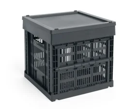 Plastové veko Colour Crate Cube/Square M, charcoal
