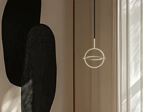 Závesné svietidlo Maru Mini, brass