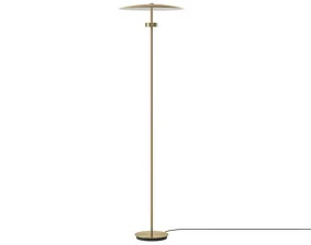 Stojacia lampa Reflection, brass lacquered aluminium