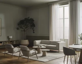 Koberec Zen Rectangular 250x350, light grey