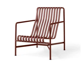 Kreslo Palissade Lounge Chair High, iron red
