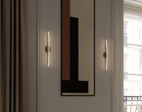 Nástenná lampa Bow Mini, bronze