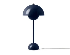 Stolná lampa Flowerpot VP3, steel blue