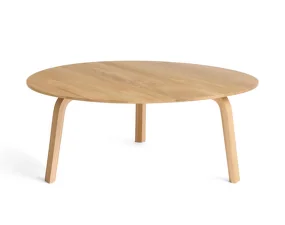 Stolík Bella Coffee Table Ø80x32, lacquered oak