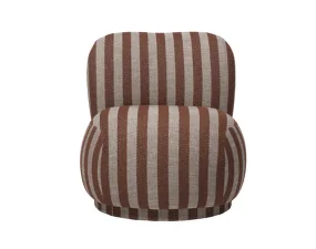 Kreslo Rico Piccolo Swivel Louisiana, sand/chocolate