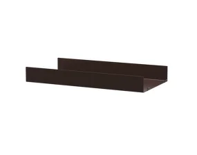 Polica String Metal Shelf High Edge 58 x 30, dark brown