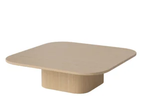 Konferenčný stolík Eida 100x100 H28, white pigmented oiled oak