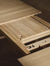 Predlžovací diel pre stôl Kuma, white pigmented oiled oak