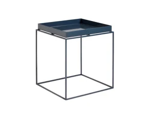 Stolík Tray Table 40x40, deep blue