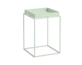 Stolík Tray Table 30x30 High, soft mint
