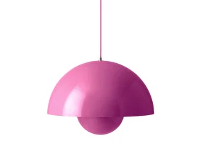Závěsná lampa Flowerpot VP2, tangy pink