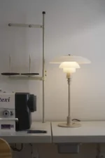 Stolná lampa PH 3/2, glossy beige