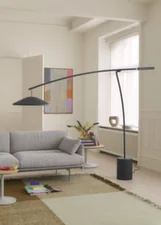 Stojacia lampa Contra, anthracite black
