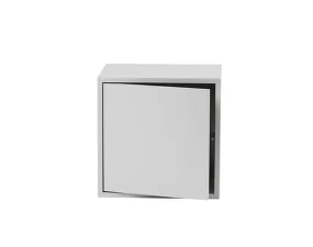 Policový diel Stacked (w. door) medium, light grey