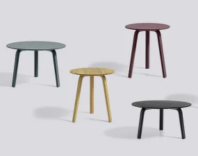 Stolík Bella Coffee Table Ø60x32, lacquered oak