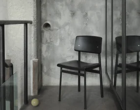 Stolička Loft, black/oak