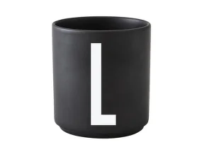 Hrnček s písmenom L, black