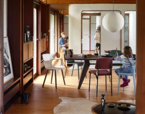 Stolička HAL Armchair Wood, cotton white