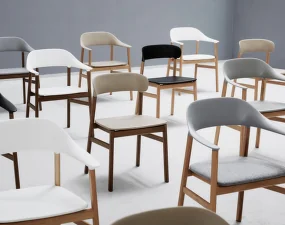 Stolička Herit Oak, white