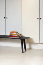 Lavica CPH Deux 215 L75, ink black/beech