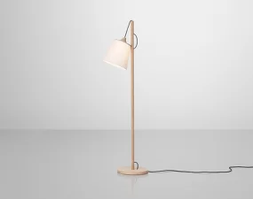 Stojacia lampa Pull, white/oak