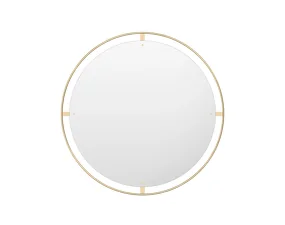 Zrkadlo Nimbus Ø110, polished brass