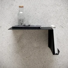 Stolík Bedside Table - right black