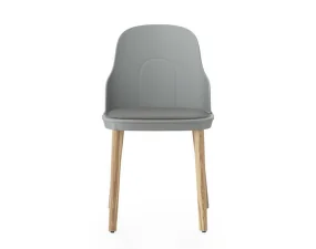 Stolička Allez Chair Oak/Leather, grey