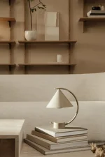 Prenosná lampa Meridian, cashmere